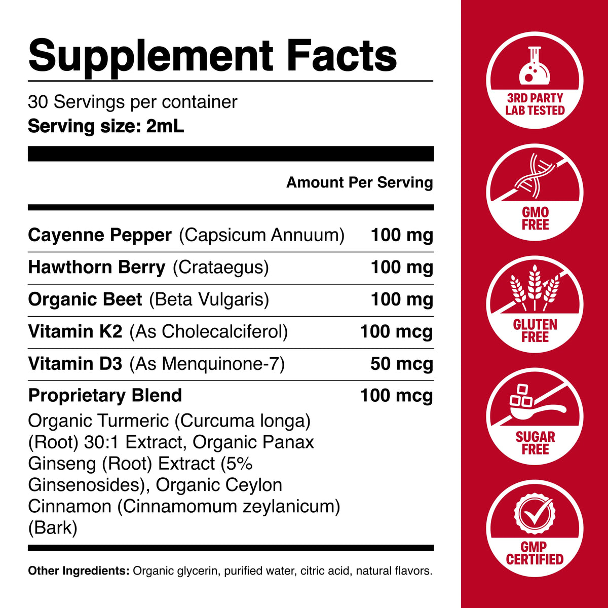 Circulation Max™ - Cayenne, Beetroot & Hawthorn Berry Liquid Drops