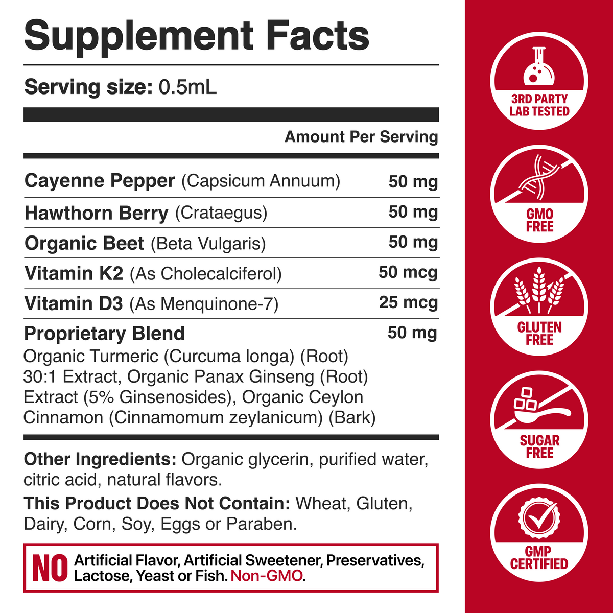 Performance Max™ - Cayenne, Beetroot & Ginseng Liquid Drops