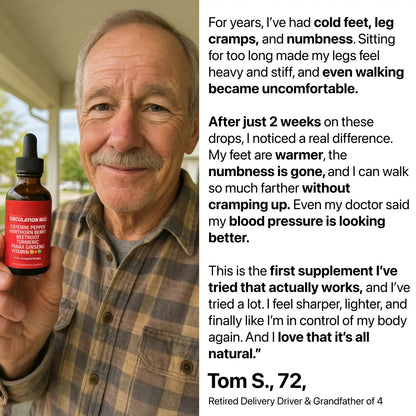 Circulation Max™ - Cayenne, Beetroot & Hawthorn Berry Liquid Drops