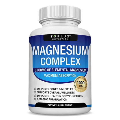 8-in-1 Magnesium Complex 1000mg Capsules