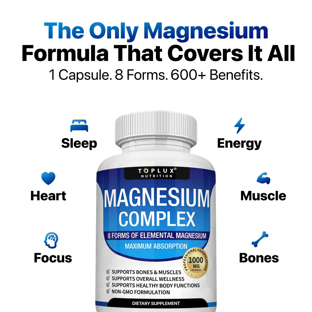 8-in-1 Magnesium Complex 1000mg Capsules