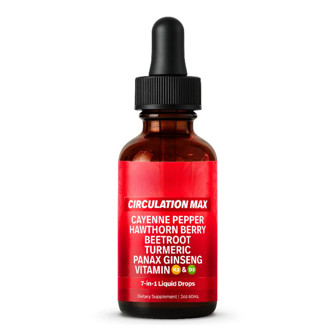 Circulation Max™ - Cayenne, Beetroot & Hawthorn Berry Liquid Drops