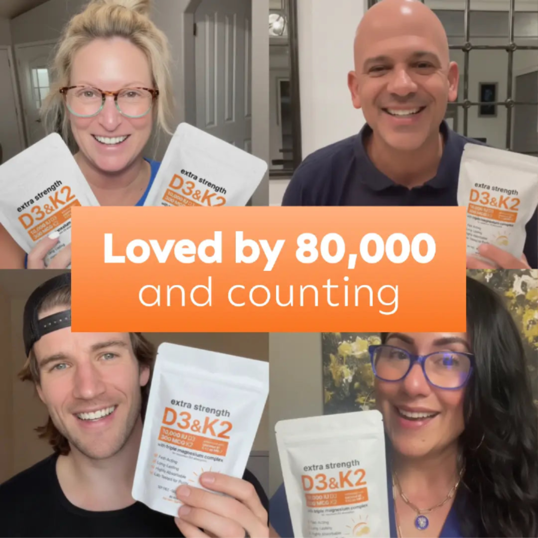 Vitamin D3 10,000 IU & K2 300mcg with Magnesium